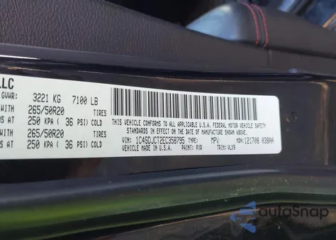 2014 Dodge Durango R/T from USA, damaged, VIN 1C4SDJCT2EC358795